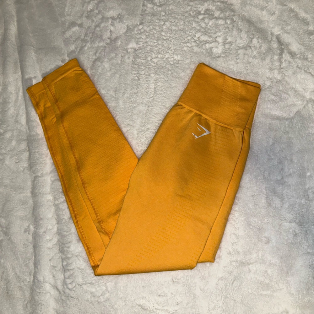 Gymshark yellow/orange leggings